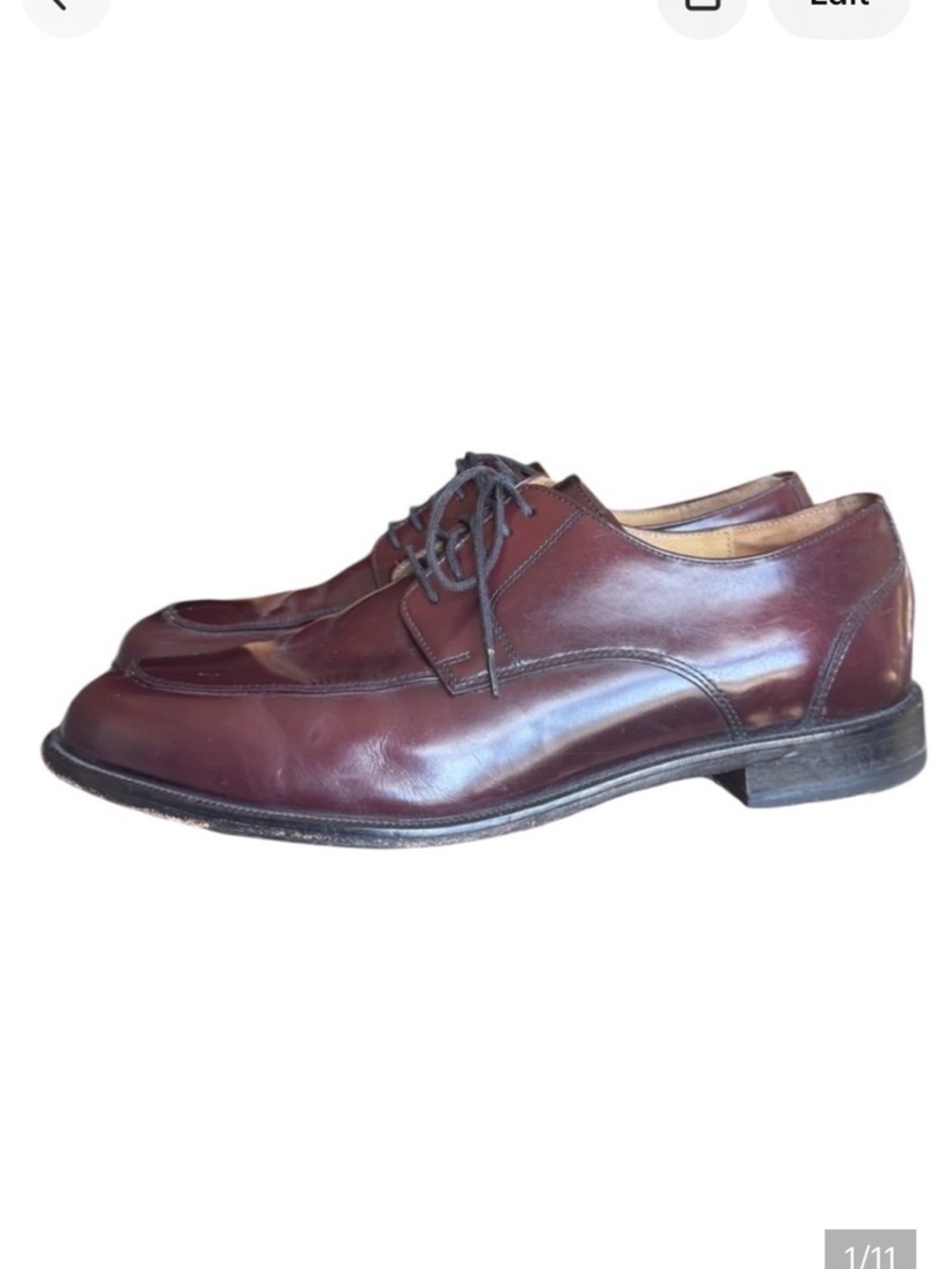 COLE HAAN GRANDORIGINAL men’s dress shoe lace up size 10 leather great condition